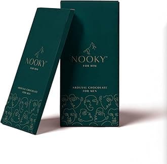 Nooky Dark Chocolate for Him|Pack of 1 I Luxurious Dark Chocolate for Uplifting Mood, Gift for Man, Ideal for Him, Delight Mood Chocolate, Vegan and Gluten-free, 48 gram