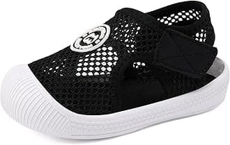 Baby Boy Girl Closed Toe Summer Sandals Lightweight Shoes Infant Non-Slip First Walking Sneakers 6 9 12 18 24 Months