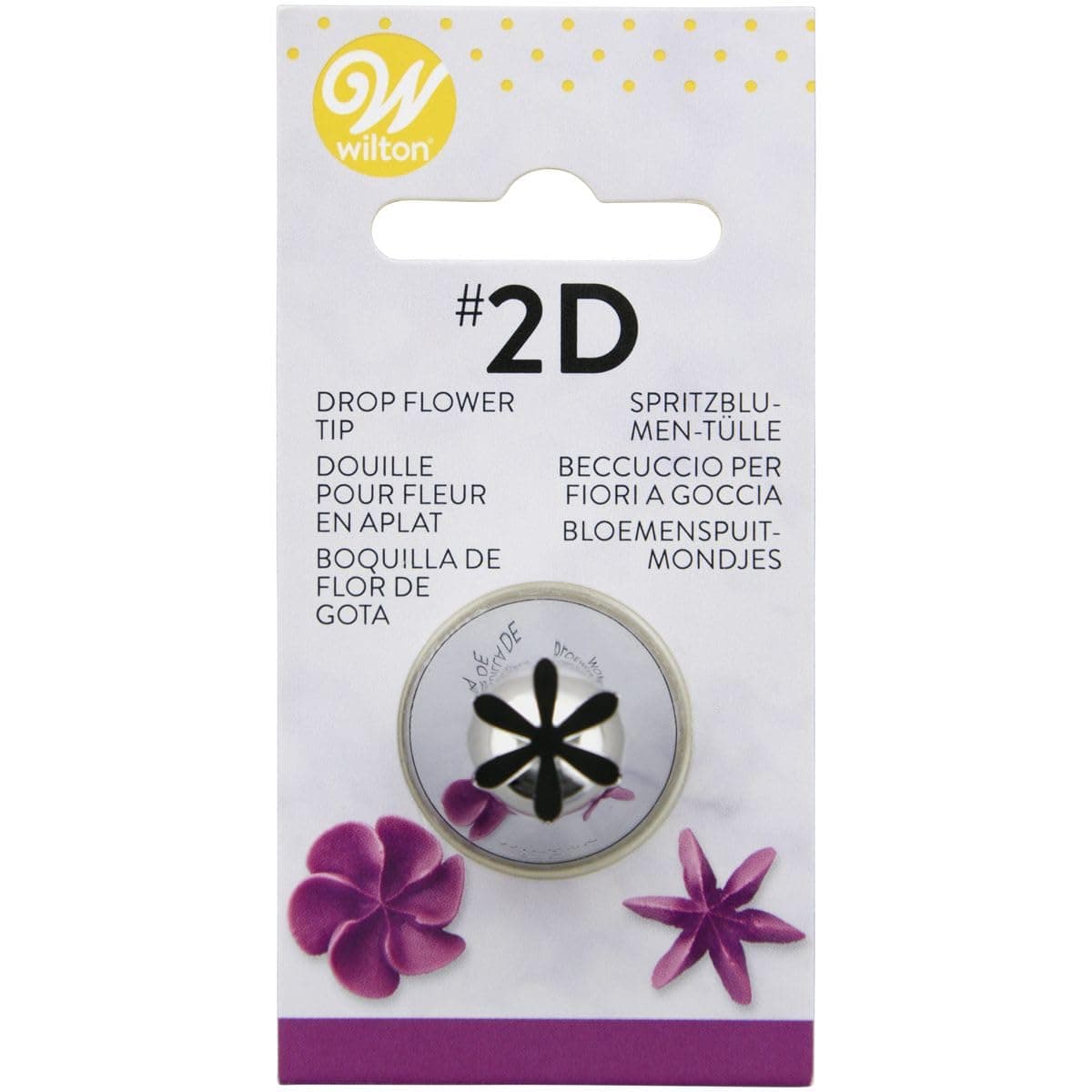 Wilton Decorating Piping Tip, No 2D - Drop Flower