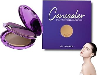 Evanesce Soft Matte Cream Concealer, Matte Concealer for Face & Body, Natural Color Full Coverage Waterproof Hydrating Long-Lasting Concealers for All Skin (Light)