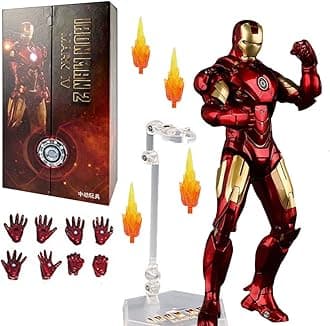 ZDTOYS 10th Anniversary 7 Inches Deluxe Collector Iron Man Action Figures (MK4)
