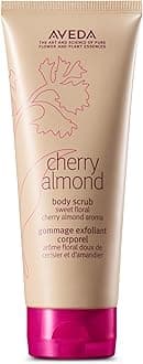 - Cherry Almond Body Scrub | with Sweet Almond Oil, Cherry Blossom Extract | Sweet Floral Aroma of Tonka Bean, Certified Organic Orange, Ylang Ylang | 98% Naturally Derived*, 6.7 Fl Oz