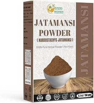 Herbs Botanica 100% Natural Jatamansi Powder 5.3 oz | 150 Grams | Spikenard Root (Rhizome) | Nardostachys Jatamansi | Ayurvedic Stress Relief Formulation | Hair Growth