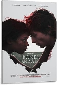 Bones & All Movie Poster Picture Print Wall Art Poster Painting Canvas Posters Artworks Gift Idea Room Aesthetic 16x24inch(40x60cm)