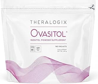 Ovasitol Inositol Powder Packets - 90-Day Supply - Myo-Inositol & D-Chiro Inositol for Hormone Balance & Ovarian Function Support* - NSF Certified - 180 Packets