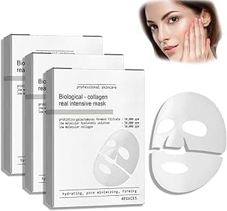 Skaind Hydraglow Deep Face Mask,Skaind Collagen Mask,Collagen Anti Wrinkle Face Mask,Hydrating Overnight Mask, Anti Aging Face Mask for Lifting, Firming, And Moisturizing (12 pcs)
