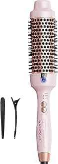 Wavytalk Thermal Brush, Blowout Express 1.7 Inch Blowout Brush, Negative Ion Technology for Creating Smooth Relax Blowouts, Give the Hair Body and Shine, Millennial Pink