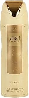 Angham – Citrus, Spicy, Gourmand, Amber – Perfumed Deodorant Spray for Unisex, 6.67 Ounce / 200 ml