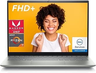 Dell 2023 Inspiron 14 Laptop, 14" FHD(1920 x 1200) Display, AMD Ryzen 7 5825U, 32GB RAM, 1TB SSD, AMD Radeon Graphics, Wi-Fi 6, Bluetooth, Window 11 Pro, Pebble Green