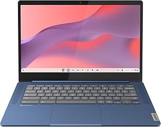 IdeaPad Slim 3 Chromebook - 2024 - Lightweight Laptop - Waves MaxxAudio® Speakers - 14" HD Display -720p Camera - 4GB Memory - 64GB Storage - MediaTek Kompanio 520 - Abyss Blue