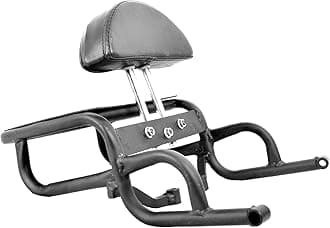 Adjustable Cushion Backrest with Luggage Carrier with Heavy Weight Load Support (RE Himalayan 450 BS4,BS6)