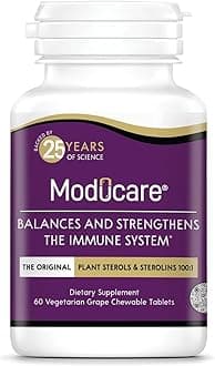 Daily Immune Support, Plant Sterol Dietary Supplement, Grape Flavored, 60 chewable Tablets (Packaging May Vary)