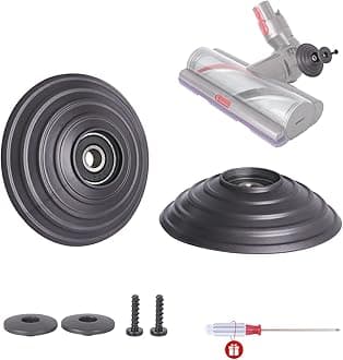 Upgraded Ball Wheel Replacement for Dyson Outsize V11 V15 Gen5 Cyclone V10 Animal Vacuum Cleaner 100W High Torque Cleaner Head Wheels Replacement Parts, for 970100-05 969331-01 Attachment