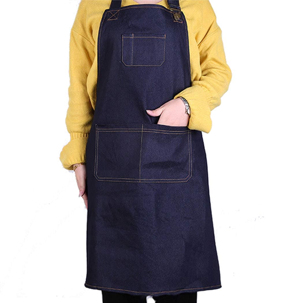 Denim Apron Tool Apron Workshop Apron with Pockets