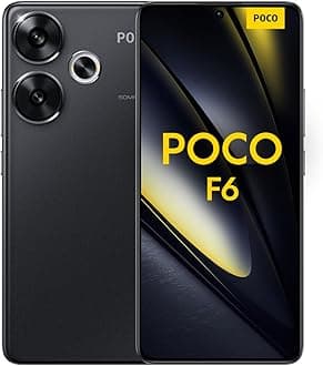 Xiaomi POCO F6 5G Mobile, Black (8GB Ram+256GB) | Snapdragon 8s Gen 3| 6.67" AMOLED 120Hz display | Triple Camera with OIS 50+8MP, 20MP Front camera