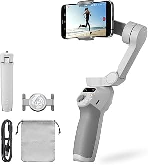 DJI Smart Gimbal Osmo Mobile SE 3-Axis Smartphone Gimbal with ShotGuides Function, For Android & iPhone, ActiveTrack 6.0, Remote Control with Watch, Vlog Stabilizer for Smartphones