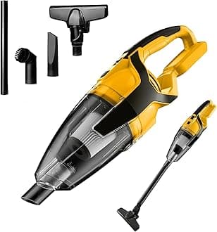 120W Cordless Handheld Vacuum Cleaner Compatible with DeWalt 20v Max Battery (Tool Only) Portable for Hard Floor Carpet Car Pet Hair Cleaning