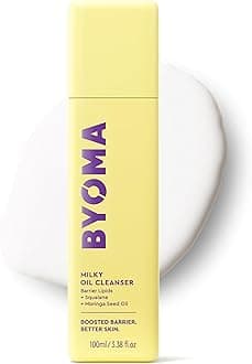 Milky Oil Cleanser (100ml) Hydrating Facial Cleanser with Skin Barrier Repair - Deeply Hydrated and Nourished Skin, No Oily Residue, Vegan