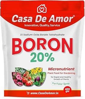 Casa De Amor Boron 20% Micronutrient Powder For Healthy Growth Of Vegetable Plants And Gardening (400 Gm)