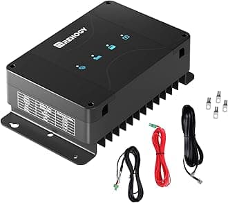 Renogy 12V 30A DC to DC Charger with MPPT, On-Board Battery Charger for Gel, AGM, Flooded and Lithium Batteries, Using Multi-Stage Charging, Charger for Solar Panel and Alternator, in RV, Car, Marine