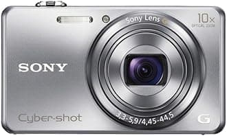 Sony Cyber-Shot DSC-WX200 Compact Digital Camera 18.2 Megapixels Zoom 10 x Silver (Renewed)