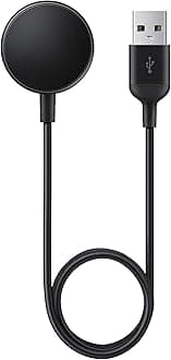 Samsung Original Galaxy Watch Active2 Wireless Charger, Inductive Charging Station - Black,EP-OR825BBEGWW