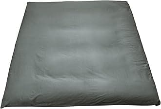Mattress Cover for Traditional Japanese Futon Mattress, Futon Floor Mats Cover with Zipper, Super Soft and Machine Washable, Dark Grey, Twin