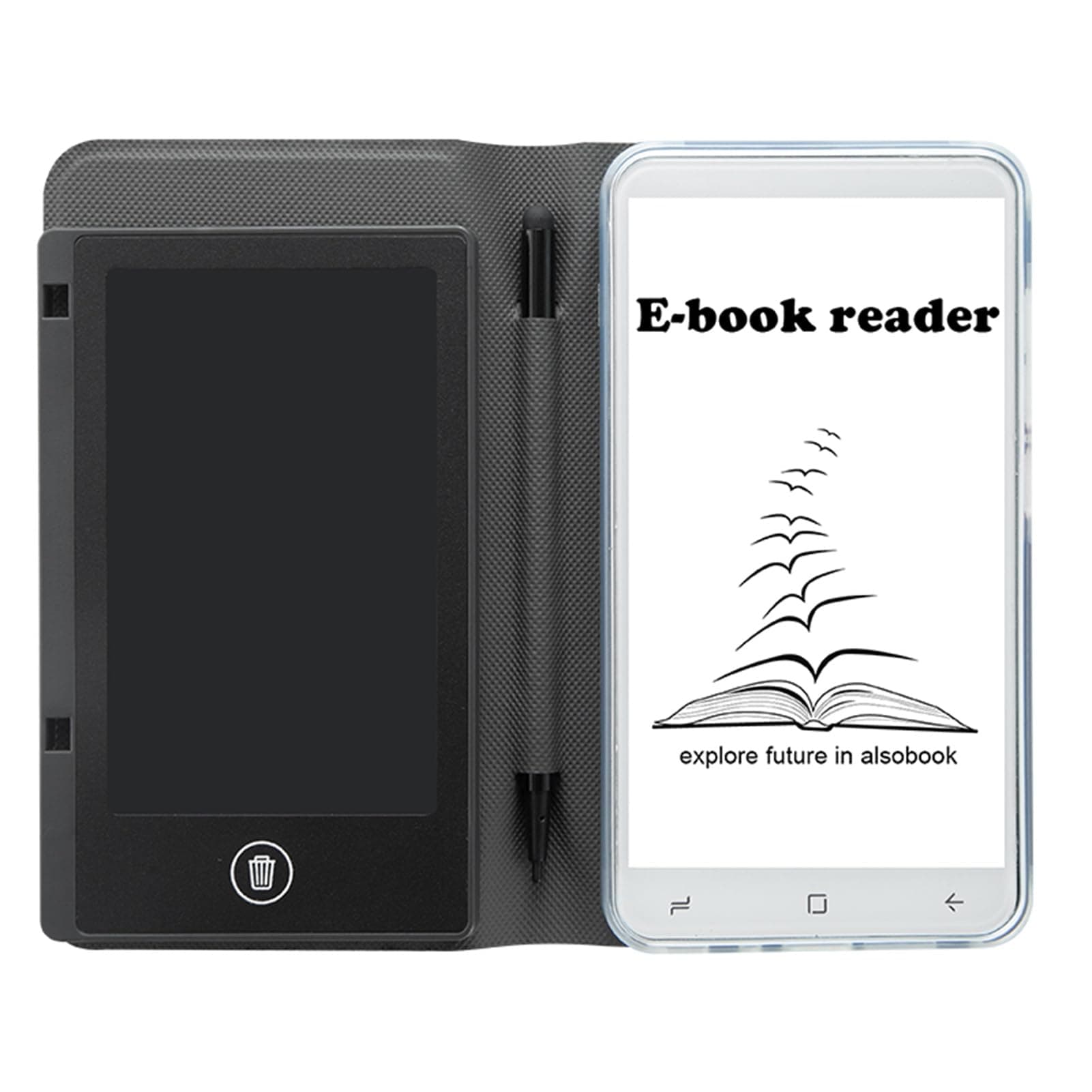 5.0-Inch E-Book Reader Built-in Speaker 5M Camera E-Reader with Handwriting Tablet for Extracurricular Learning Audio Video PDF Reader