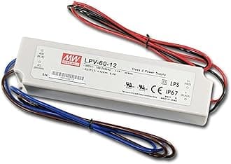 MeanWell LPV-60-12 Sealed Panel Mount LPV Series AC-DC 12-volt 5-Amp Power Supply with LED Driver