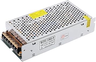 BTF-LIGHTING AC100-240V to DC5V30A Max150W Switching Power Supply Device Transformer Adapter Converter for LED Strip/String/LED Matrix,CCTV Camera,Security System,Radio,Cats