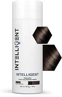 Intelligent Precision Hair-Volumizing Fibers (Dark Brown) | Undetectably Fill in Thinning Hair | 6 Shades Designed For Men or Women | 27.5g