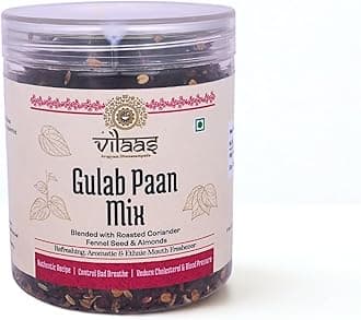 Vilaas Gulab Paan Mukhwas, 900 Gm | Gulab Paan Mouth Freshener | Refreshing & Digestive After Meal Snack Mukhwas | Hygienically Packed Mukhwaas