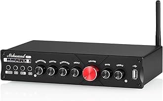 Nobsound HiFi 5.1 Channel Bluetooth Amplifier Stereo Home Theater Power Amp Subwoofer Amp