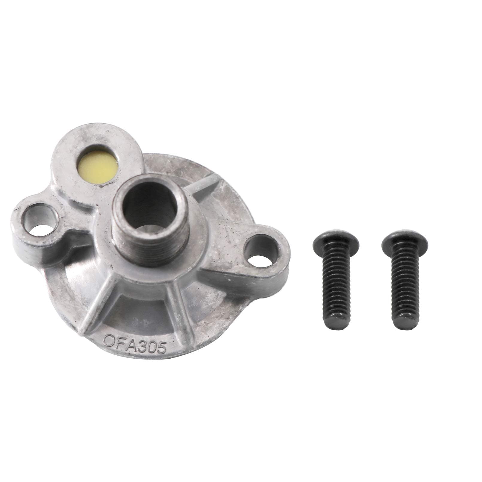 KIPA Oil Filter Adapter Replace for Small Block Chevy V8 Engines SBC BBC Spin On Bypass 305 307 327 350 400 396 402 427 454 gm # 3952301