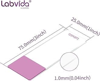 144pcs, Purple Color Frosted Slides