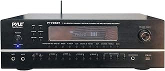 Pyle 7.1-Channel Hi-Fi Bluetooth Stereo Amplifier - 2000 Watt AV Home Theater Speaker Subwoofer Surround Sound Receiver w/ Radio, USB, RCA, HDMI, MIC IN, Supports 4K HD TV's, 3D - Pyle PT796BT