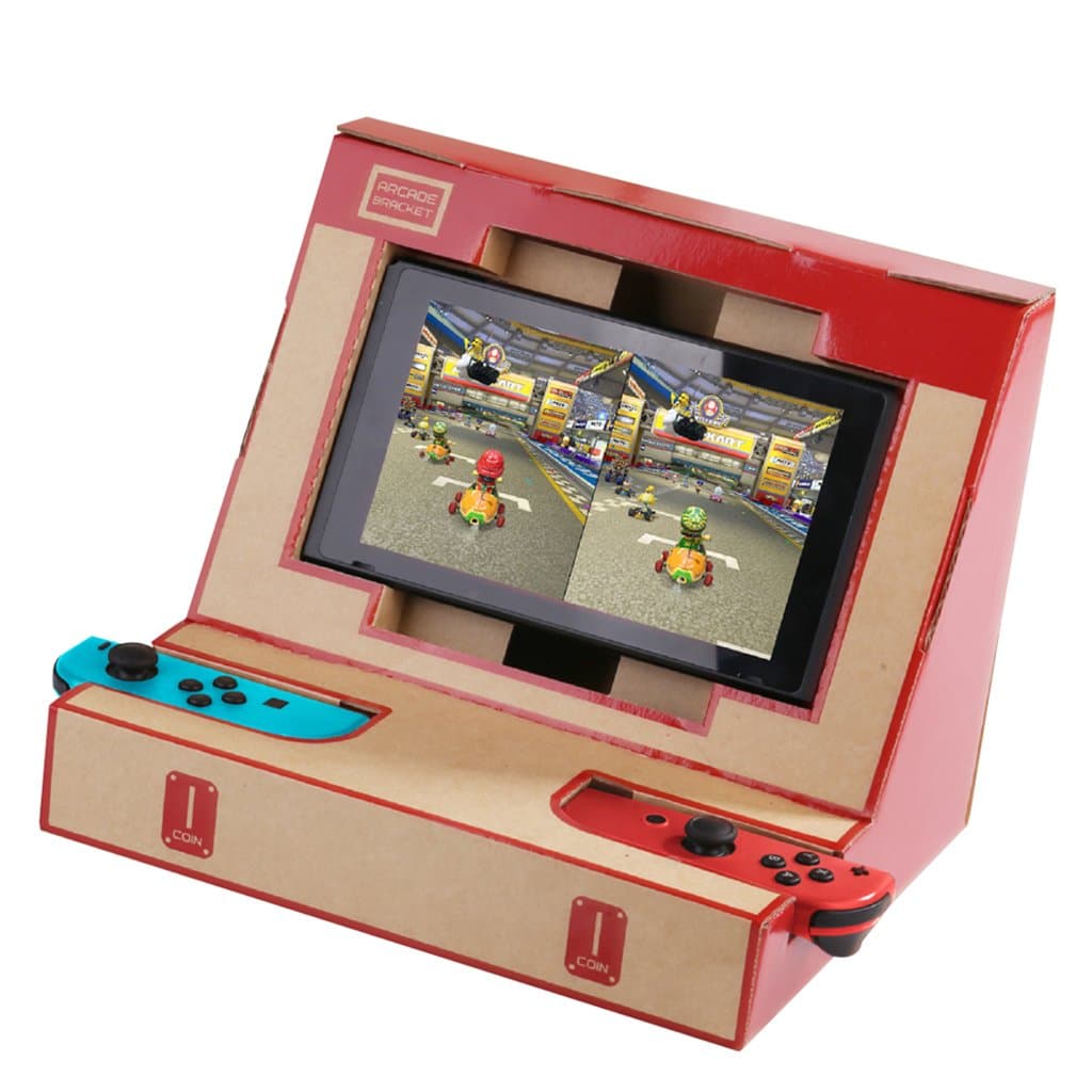 SHNUM - Foldable Cardboard DIY Case Switch Stand Kit for Nintend Toy-Con Joy-Con Play