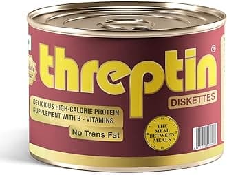 Threptin Protein Diskettes| Healthy Snacks for Men and Women - 275g, High Protein Diskette enriched with Casein Protein, Essential Vitamins, Minerals and Antioxidant - Delicious Chocolate|100% Veg