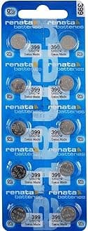 Renata 399 SR927W Batteries - 1.55V Silver Oxide 399 Watch Battery (10 Count)