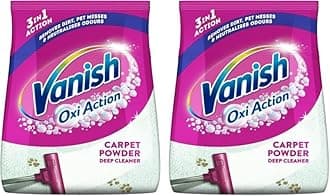 Oxi Action Carpet Stain Remover Powder, Carpet Cleaner, Removes ground-in dirt & dust, Shake & Clean, 650 g (Pack of 2)