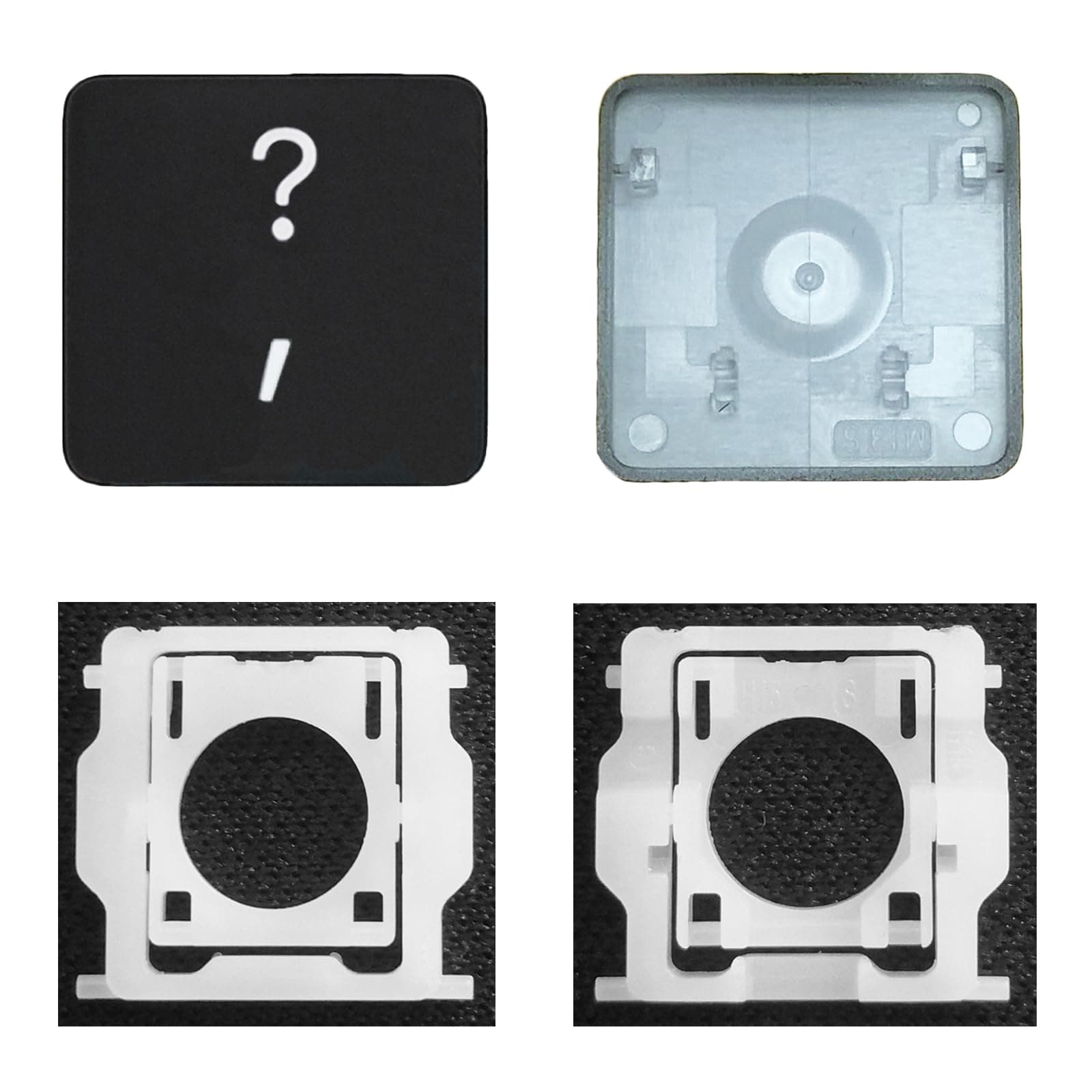 Individual Key Cap with Hinge Replacement for MacBook Pro (M1 M2) A2141 A2251 A2289 A2338 A2442 A2485,Replace for MacBook Air A2179 A2337 A2681 Keyboard Keycap (" ? /" Key)