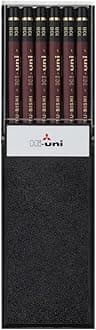 Uni Hi-Uni Wooden Pencil - 10B - Box of 12 (HU10B)