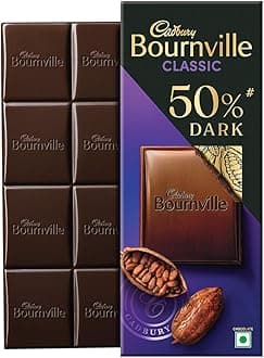 Bournville Rich Cocoa 50% Dark Chocolate Bar, 75 Gm