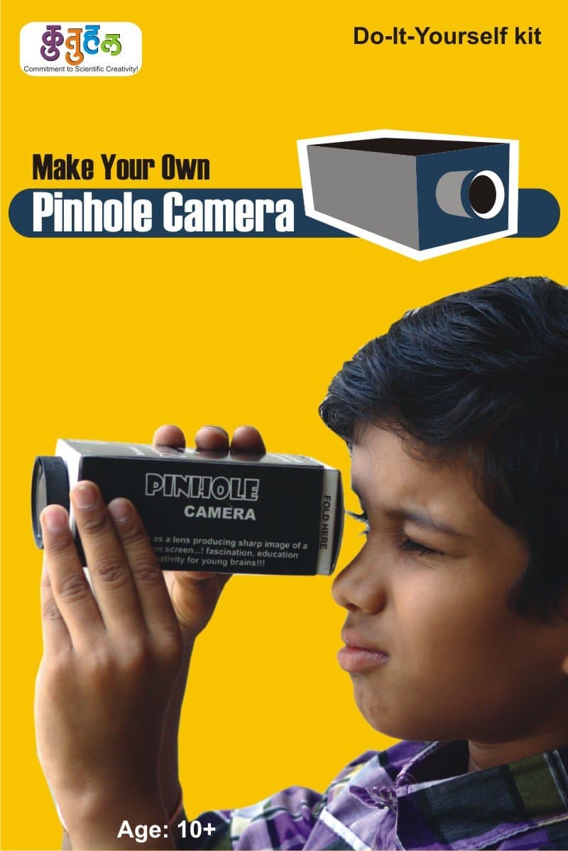 Kutuhal Pinhole Camera Making Kit. Do It Yourself Science Project.
