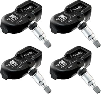 Marsflex TPMS Sensor 42607-33021 Compatible for Toyota Lexus Scion Pontiac, Tire Pressure Monitoring Sensors for Camry Prius Corolla rav4 Scion Yaris Replaces 42607-33011 PMV-107J 315MHz Set of 4