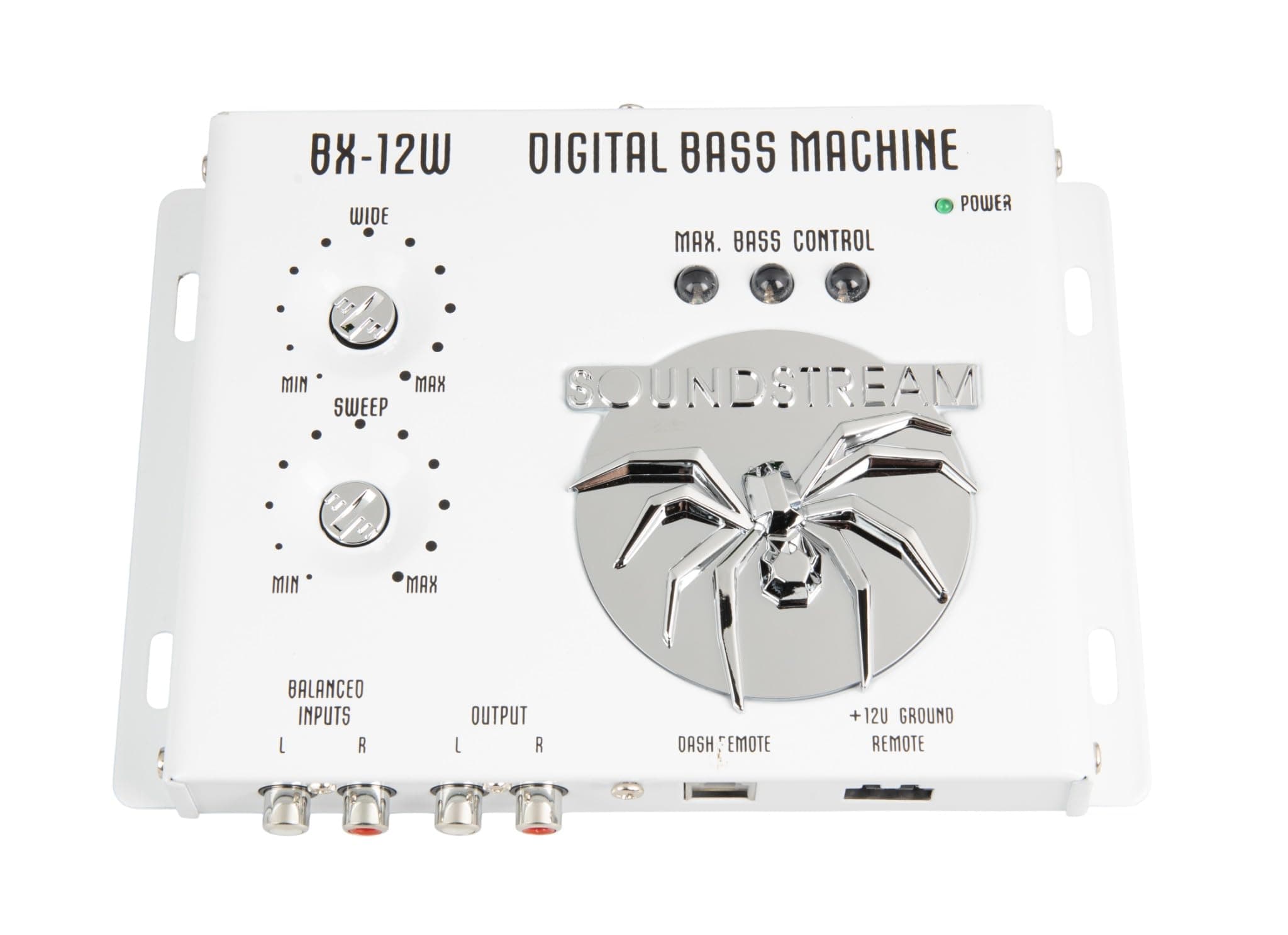 BX-12W Digital Bass Processor with Remote (White)