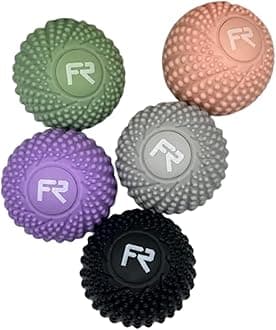 First Round Performance Spiky Massage Ball (Black)