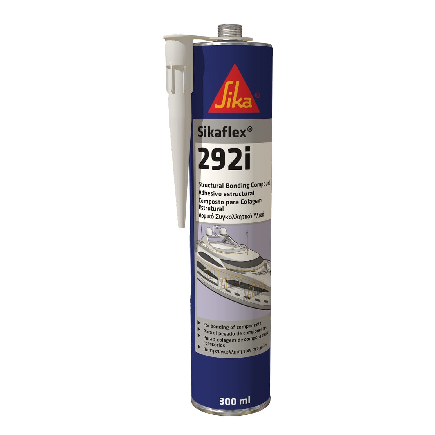 Sika Sikaflex -291i – Multipurpose Adhesive – For Marine Applications – Paintable – Solvent-Free – Wheelmark Approved – White – 300ml