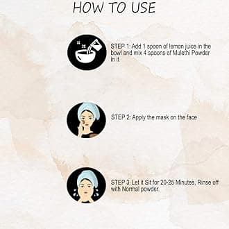 Natural Mulethi Powder for Face, Body and Hair - Skin Whitening, Glowin, Blemishes, Fairness (100 Grams)