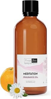 Freshskin Beauty LTD | Meditation Fragrance Oil 100ml - Candles, Bath Bombs, Soap Making, Reed Diffusers & Wax Melts - Cosmetic Grade - Vegan Friendly - A Rich, Complex, & Long Lasting Scent!